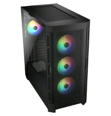 Cougar Airface Pro RGB Black 4x120MM ARGB FAN, ARGB FAN HUB, БЕЗ БП, ЧЕРНЫЙ, E-ATX