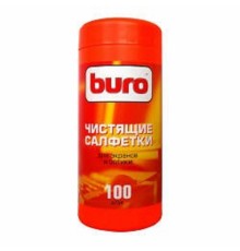 Туба с чистящими салфетками BURO BU-Tscreen, для экранов и оптики, 100шт. [817439]