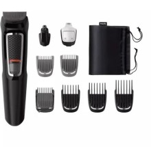 Триммер Philips MG3740/15 черный (насадок в компл:9шт)