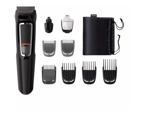 [Электробритва] Триммер Philips MG3740/15 черный (насадок в компл:9шт)