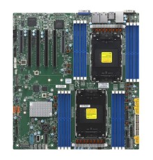 Supermicro MBD-X13DEI-B 2xLGA-4677, Intel Xeon SP gen 4, Intel C741, 16x DDR5 4800/4400/4000 MHz. 2x1Gbe Base-T BCM5720+1xMgmt LAN, 10xSATA3, 2xSATA-DOM, 6xUSB3,  4xPCI-Ex16+2xPCI-E x8+3xMCIO x8, 2xM.