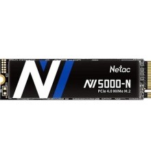 Твердотельный накопитель Netac NV5000-N 2Tb [NT01NV5000N-2T0-E4X] M.2 2280, PCI-E 4.0 x4, 3D NAND, 4800/4400MBs, NVMe 1.4, 1280TBW