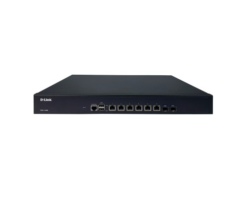 [Сетевое оборудование] D-Link DSA-2108S/A1A Сервисный маршрутизатор с 6 настраиваемыми портами 10/100/1000Base-T и 2 портами 1000Base-X SFP