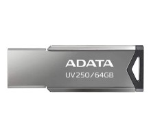 A-DATA Flash Drive 64GB UV250 AUV250-64G-RBK USB2.0 серебристый