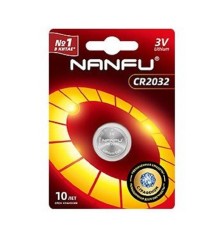 Nanfu Батарейка щелочная 2032 (1шт.)