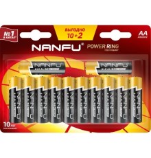 Nanfu Батарейка щелочная AA (10+2шт.)