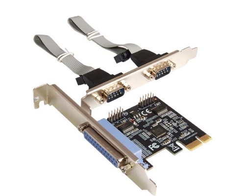 [Контроллер] Controller ST-Lab, PCI-E x1, I-580 , 3 ext (2xCOM9M + 1xLPT25F), +LP bracket, Ret