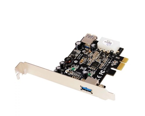 [Контроллер] Controller ST-Lab, PCI-E x1, U- 720, 1 ext (USB3.0) + 1 int (USB3.0), +LP bracket, Ret