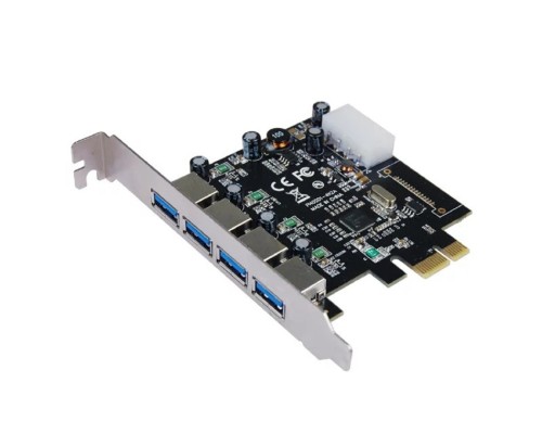 [Контроллер] Controller ST-Lab, PCI-E x1, U-1270, 4 ext (USB3.0), Ret