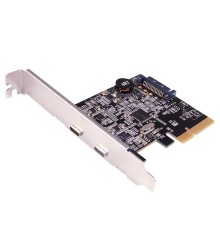 Controller ST-Lab, PCI-E x1, U-1800 2xUSB3.1(C) 10Gbps,+LP bracket, Ret