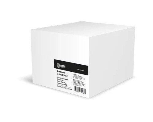[расходные материалы] Фотобумага Cactus CS-GA6200500ED, A6, для струйной печати, 500л, 200г/м2, белый, покрытие глянцевое