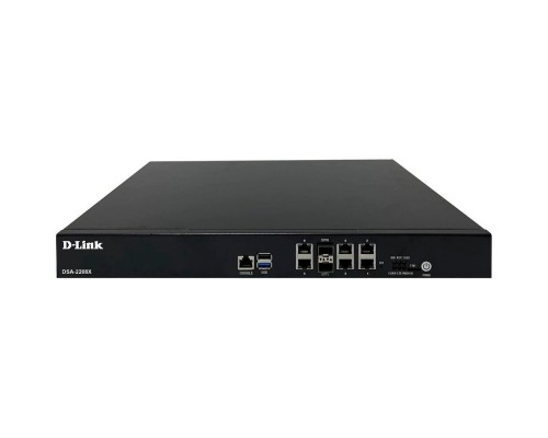[Сетевое оборудование] D-Link DSA-2208X/A1A Сервисный маршрутизатор с 6 настраиваемыми портами 10/100/1000Base-T и 2 портами 10GBase-X SFP+
