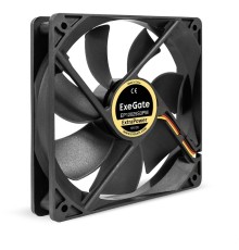 Exegate EX283390RUS Вентилятор 12В DC ExeGate ExtraPower EP12025S3PM (120x120x25 мм, Sleeve bearing (подшипник скольжения), 3pin+Molex, 1800RPM, 28dBA)