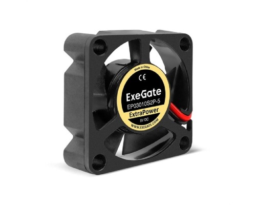 [Вентиляторы] Exegate EX295191RUS Вентилятор 5В DC ExeGate ExtraPower EP03010S2P-5 (30x30x10 мм, Sleeve bearing (подшипник скольжения), 2pin, 12000RPM, 33dBA)