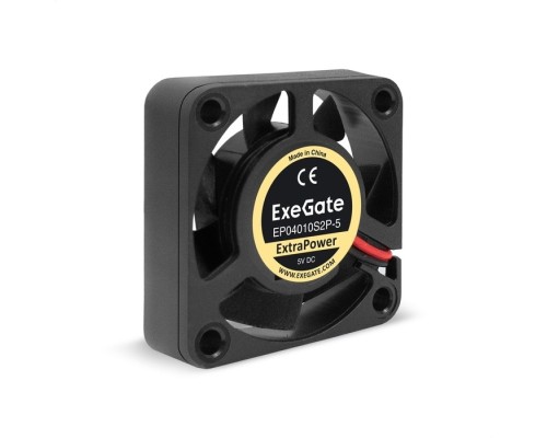 [Вентиляторы] Exegate EX295194RUS Вентилятор 5В DC ExeGate ExtraPower EP04010S2P-5 (40x40x10 мм, Sleeve bearing (подшипник скольжения), 2pin, 7500RPM, 35dBA)