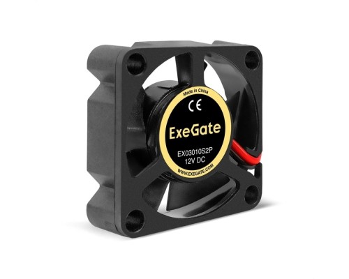 [Вентиляторы] Exegate EX295214RUS Вентилятор 12B DC ExeGate EX03010S2P (30x30x10 мм, Sleeve bearing (подшипник скольжения), 2pin, 1000RPM, 28,5dBA)