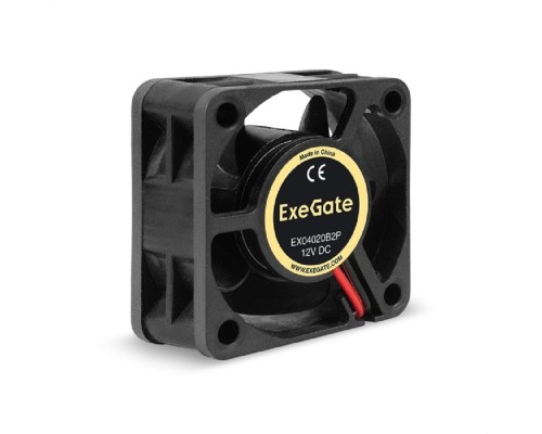[Вентиляторы] Exegate EX295219RUS Вентилятор 12В DC ExeGate EX04020B2P (40x40x20 мм, 2-Ball (двойной шарикоподшипник), 2pin, 7000RPM, 30dBA)