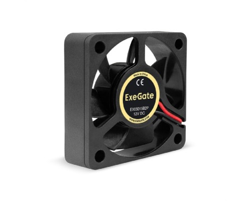 [Вентиляторы] Exegate EX295222RUS Вентилятор 12В DC ExeGate EX05015B2P (50x50x15 мм, 2-Ball (двойной шарикоподшипник), 2pin, 6000RPM, 33dBA)