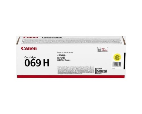 [Расходные материалы] Canon Тонер-картридж CRG 069 H Y, 5095C002, 5500 стр
