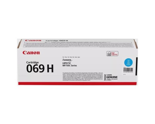 [Расходные материалы] Canon Тонер-картридж CRG 069 H C, 5097C002, 5500 стр 5097C002/5097C004
