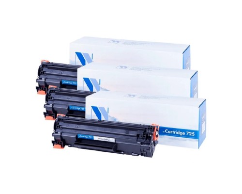 [Расходные материалы] Картридж NVP совместимый NV-725-SET3 для Canon i-Sensys 6000/ 6000B/ 6020/ 6020B/ 6030 / 6030B/ 6030w/ MF 3010 (1600k) (3 шт)