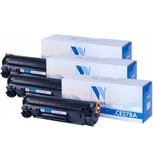 Картридж NVP совместимый NV-CE278A-SET3 для HP LaserJet Pro P1566/ P1606dn/ M1536dnf (2100k) (3 шт)