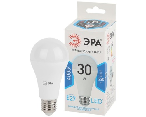 [ЭРА Светодиодные лампы] ЭРА Б0048016 Лампочка светодиодная STD LED A65-30W-840-E27 E27 / Е27 30Вт груша нейтральный белый свет