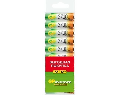 [Аккумулятор] ReEnergy 270AAHC AA, емкость 2700 мАч (270AAHCRGY-CRB10) (10шт в уп-ке)