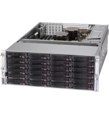 Supermicro 640P-E1CR36H STORAGE SSG-640P-E1CR36H(X12DPi-NT6, CSE-847BTS-R1K68LPBP4) (4U, LGA4189, 16xDDR4 Up to 4TB ECC LRDIMM/RDIMM +2 Intel Optane, 36x3.5/2.5 SAS3/SATA3 +2xRear SATA Slots, 