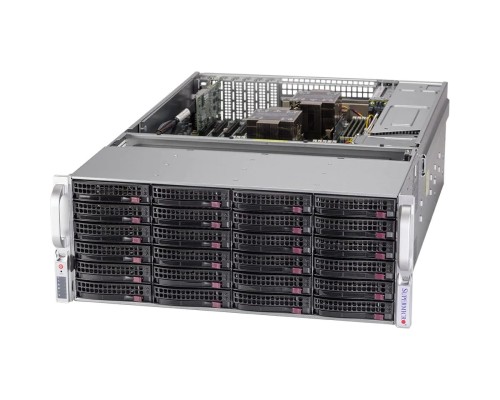 [Сервер] Supermicro 640P-E1CR36H STORAGE SSG-640P-E1CR36H(X12DPi-NT6, CSE-847BTS-R1K68LPBP4) (4U, LGA4189, 16xDDR4 Up to 4TB ECC LRDIMM/RDIMM +2 Intel Optane, 36x3.5/2.5 SAS3/SATA3 +2xRear SATA Slots, 