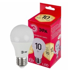 ЭРА Б0049634 Лампочка светодиодная RED LINE LED A60-10W-827-E27 R E27 / Е27 10 Вт груша теплый белый свет