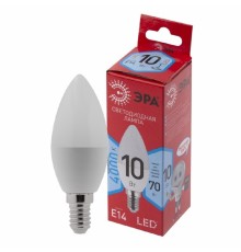 Эра Б0049642 Лампочка светодиодная RED LINE LED B35-10W-840-E14 R Е14 / E14 10 Вт свеча нейтральный белый свет