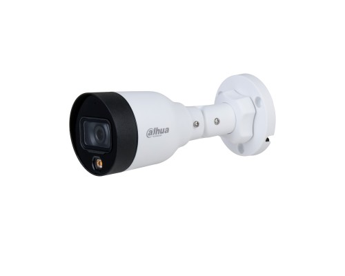 [Видеонаблюдение] DAHUA DH-IPC-HFW1239SP-A-LED-0280B-S5 Уличная цилиндрическая IP-видеокамера FullColor 2Мп, 1/2.8” CMOS, объектив 2.8мм, микрофон, LED 30м, IP67, металл