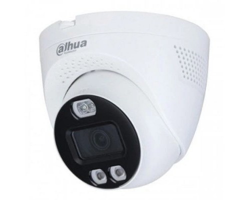 [Видеонаблюдение] DAHUA DH-HAC-ME1509TQP-A-PV-0360B-S2 Уличная турельная HDCVI-видеокамера Full-color Starlight с активным сдерживанием 5Мп, объектив 3.6мм, ИК 40м, LED 40м, IP67, корпус: металл, пластик