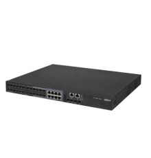 DAHUA DH-S5500-24GF4XF-E 28-портовый управляемый коммутатор, уровень L2+, 16xSFP 1Gb, 8хКомбо SFP/RJ45 1Gb, 4xSFP+ 10Gb, коммутация 336 Гбит/с, MAC-таблица 16К
