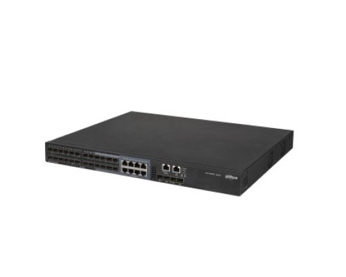 [Коммутаторы] DAHUA DH-S5500-24GF4XF-E 28-портовый управляемый коммутатор, уровень L2+, 16xSFP 1Gb, 8хКомбо SFP/RJ45 1Gb, 4xSFP+ 10Gb, коммутация 336 Гбит/с, MAC-таблица 16К