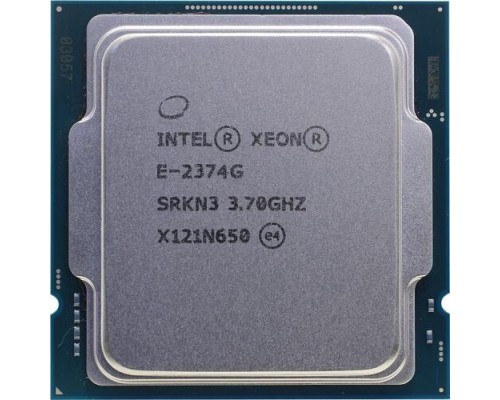 [Процессор] CPU Intel Xeon E-2374G (Rocket Lake, 4C/8T,3.7/5GHz, 8MB, 80W, UHD Graphics P750)
