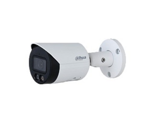 [Видеонаблюдение] DAHUA DH-IPC-HFW2249SP-S-LED-0360B Уличная цилиндрическая IP-видеокамера FullColor 2Мп, 1/2.8” CMOS, объектив 3.6мм, видеоаналитика, микрофон, LED 30м, IP67, металл