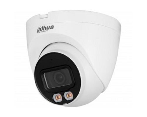 [Видеонаблюдение] DAHUA DH-IPC-HDW2249TP-S-LED-0280B Уличная турельная IP-видеокамера FullColor 2Мп, 1/2.8” CMOS, объектив 2.8мм, видеоаналитика, микрофон, LED 30м, IP67, металл/пластик