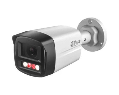 [Видеонаблюдение] DAHUA DH-IPC-HFW1439TL1P-A-IL-0280B Уличная цилиндрическая IP-видеокамера SmartDualLight 4Мп, 1/2.9” CMOS, объектив 2.8мм, обнаружение людей, микрофон, ИК 30м, LED 20м, IP67, металл/пластик