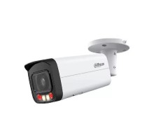 DAHUA DH-IPC-HFW2849TP-AS-IL-0600B Уличная цилиндрическая IP-видеокамера SmartDualLight 8Мп, 1/2.7” CMOS, объектив 6.0мм, видеоаналитика, микрофон, ИК 60м, LED 50м, IP67, металл