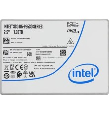 Intel SSD D5-P5530 Series (1.92TB, 2.5in PCIe 4.0 x4, TLC) SSDPF2KX019XZN1