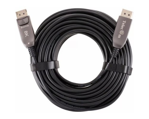 [кабели] Telecom<TCG2130-20M> Активный оптический кабель DP1.4 8K@60Hz 20м