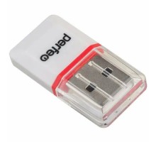 Perfeo Card Reader Micro SD, (PF-VI-R008 White) белый (PF_5056)