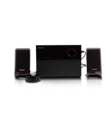 MICROLAB M-200BT черный {12 Вт x 2 + 16 Вт среднеквадратичное значение, Гармонические искажения: < 0,3% 1 Вт на 1 кГц, Частотная характеристика: 35 Гц - 20 кГц, Отношение сигнал/шум: > 80 дБ, Разделен