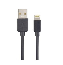 PERFEO Кабель для iPhone, USB - 8 PIN (Lightning), черный, длина 2 м., бокс (I4321)