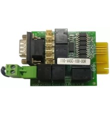 Релейная карта  POWERCOM AS400 mini, сухие контакты с гальванической развязкой, для ИБП серий MAS/MRT/MAC./ Powercom AS400 mini dry contact I/O card for MAS/MRT/MAC.