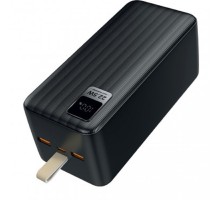 Perfeo Powerbank WATERFALL 50000 mAh/LED дисплей/PD + QC 3.0/Type-C/2 USB/Выход: 5A, max 22.5W/Black (PF_D0186)