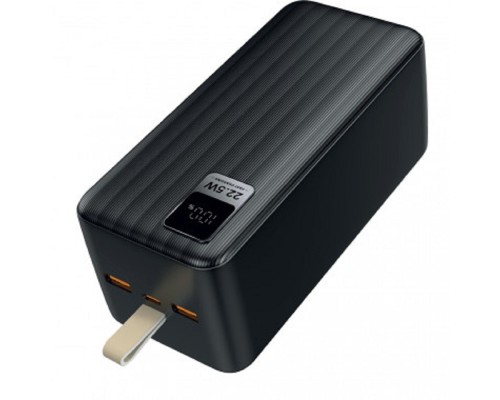 [Аксессуар] Perfeo Powerbank WATERFALL 50000 mAh/LED дисплей/PD + QC 3.0/Type-C/2 USB/Выход: 5A, max 22.5W/Black (PF_D0186)