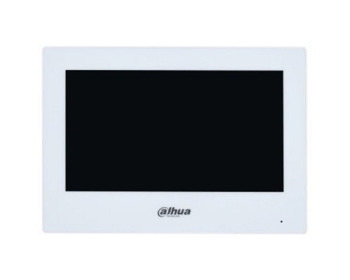 [Видеодомофоны] DAHUA DHI-VTH2621GW-WP Видеодомофон IP 7 дюймовый с WiFi 2.4ГГц, белый, ёмкостной сенсорный экран, питание DC 12В/PoE